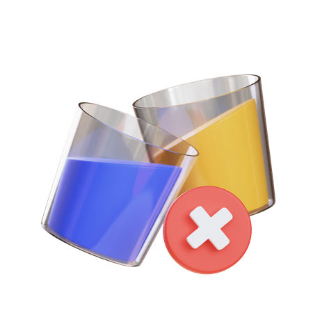 No Drink  3D Icon