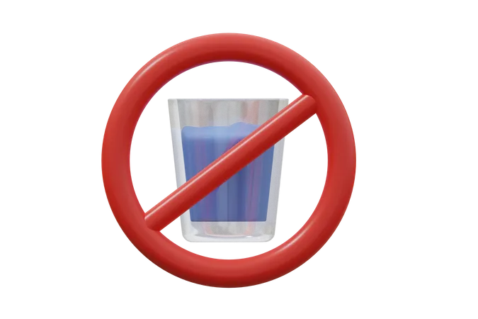 No Drink  3D Icon