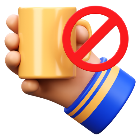 No Drink  3D Icon