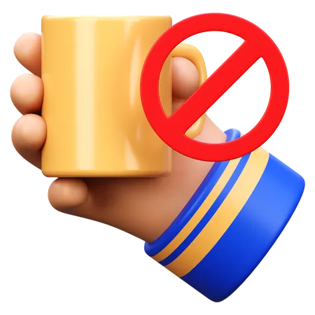 No Drink  3D Icon