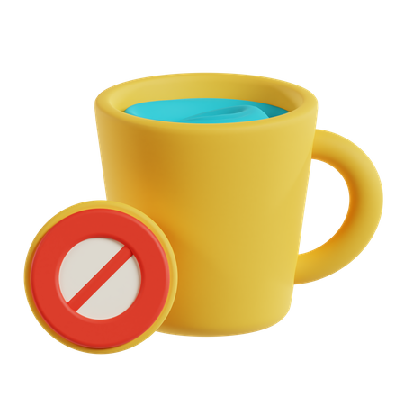 No Drink  3D Icon