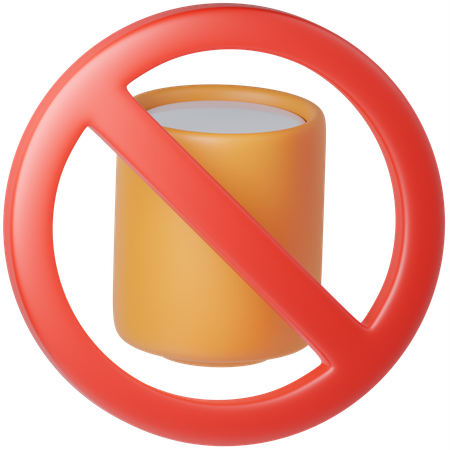 No Drink  3D Icon