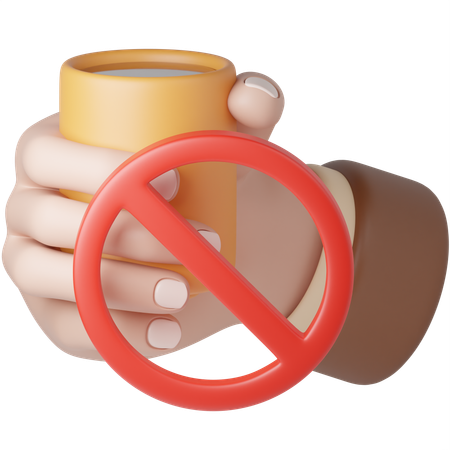 No Drink  3D Icon