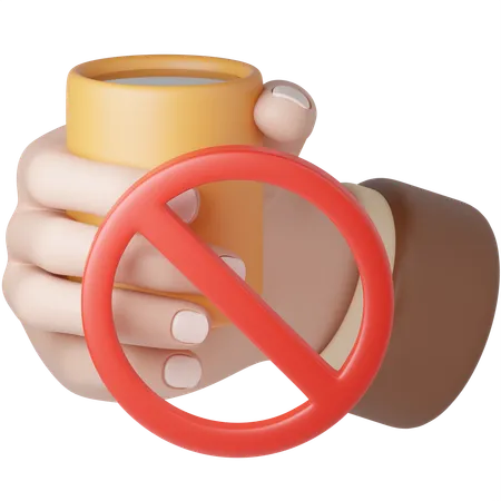 No Drink  3D Icon