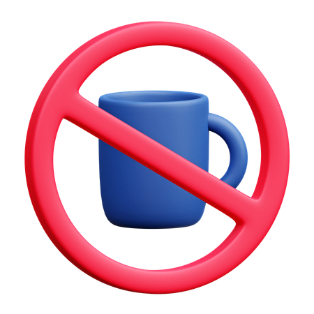 No Drink  3D Icon