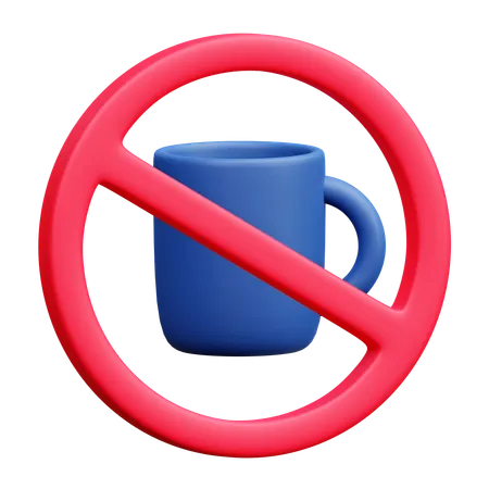 No Drink  3D Icon