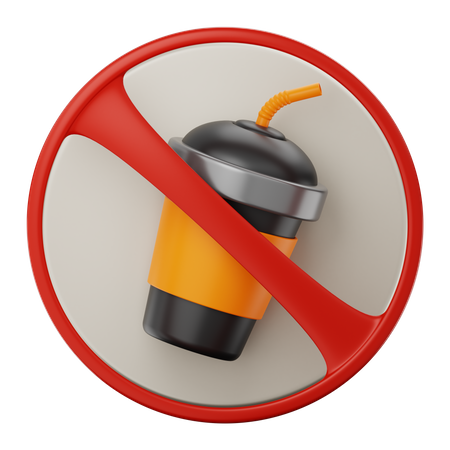 No Drink  3D Icon