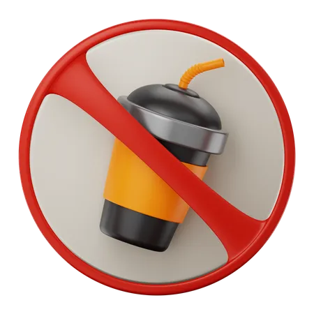 No Drink  3D Icon