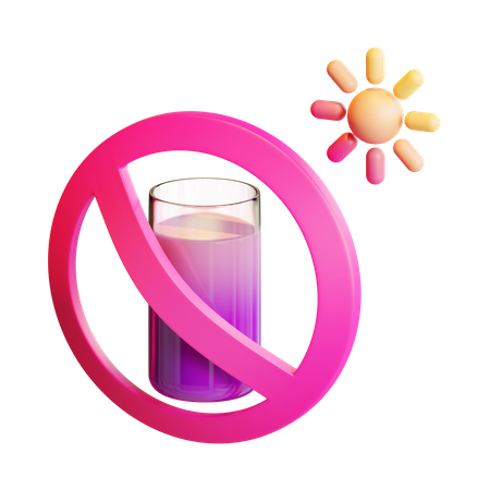 No Drink  3D Icon