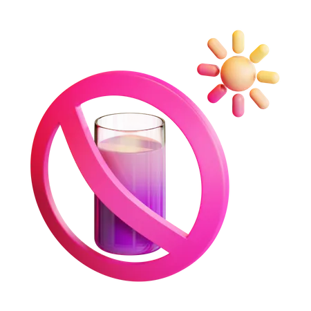 No Drink  3D Icon