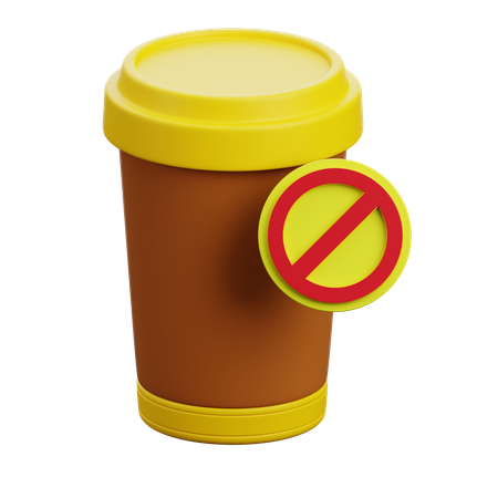 No Drink  3D Icon