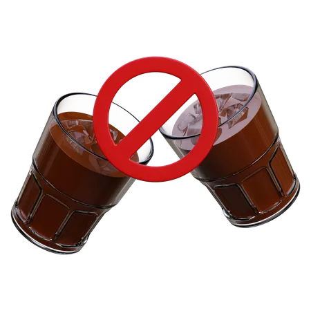 No Drink  3D Icon