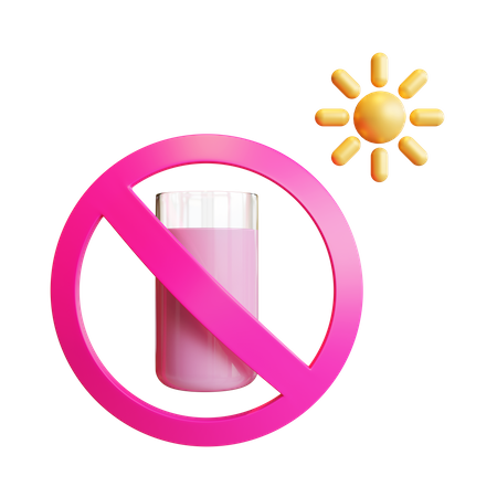 No Drink  3D Icon