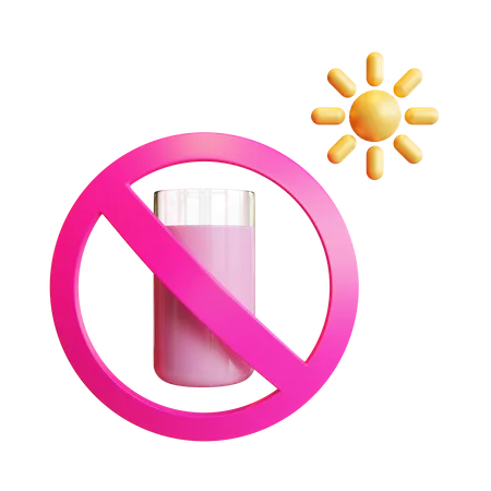 No Drink  3D Icon