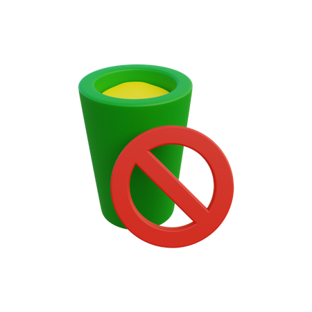 No Drink  3D Icon