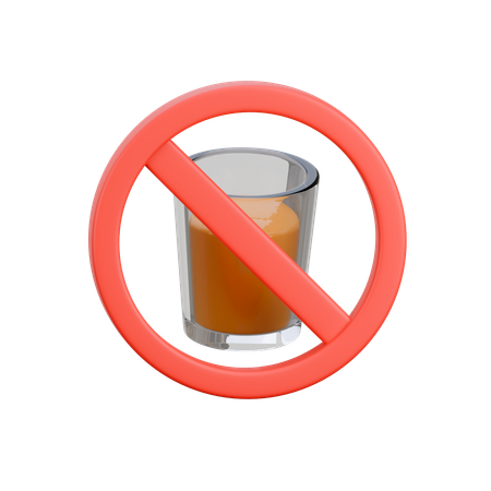 No Drink  3D Icon