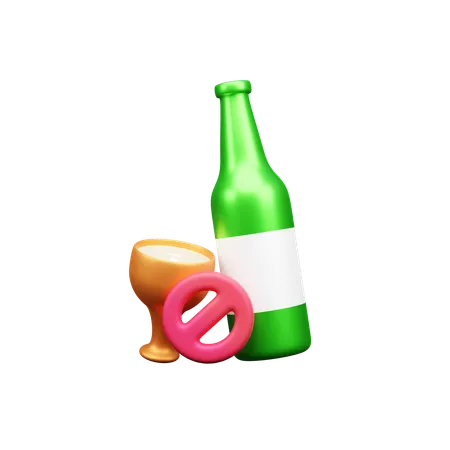 No Drink  3D Icon