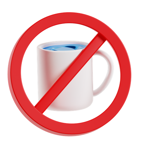 No Drink  3D Icon