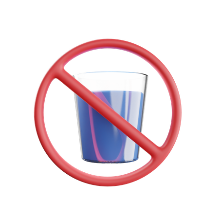 No Drink  3D Icon