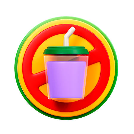 No Drink  3D Icon