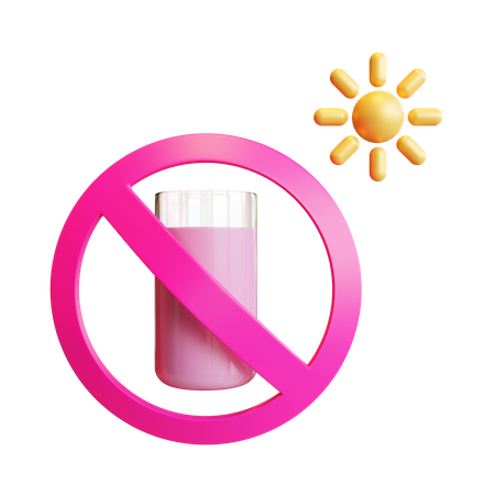 No Drink  3D Icon