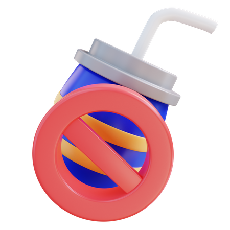 No Drink  3D Icon