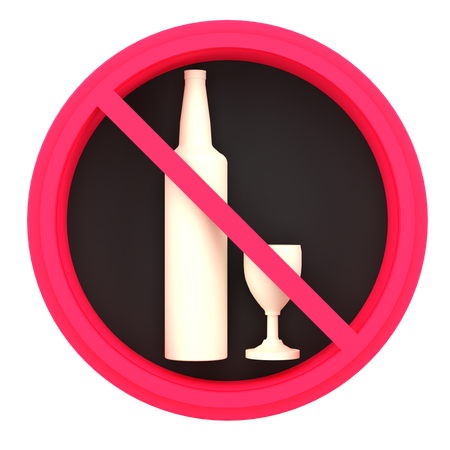 No Drink  3D Icon