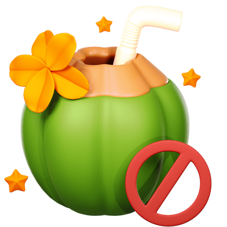 No Drinking  3D Icon