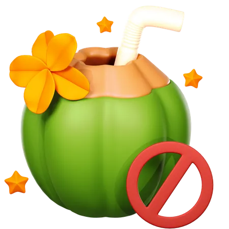 No Drinking  3D Icon