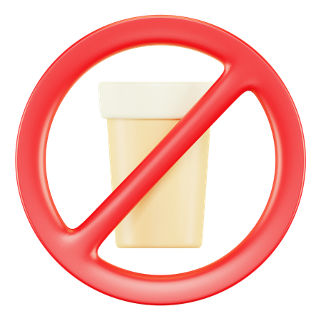 No drinking  3D Icon