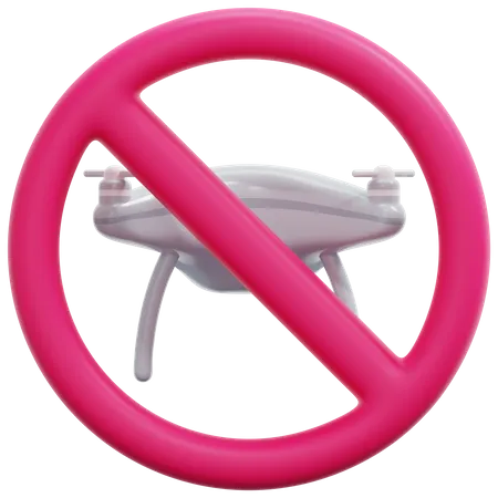 No Drone Zone 3D Icon