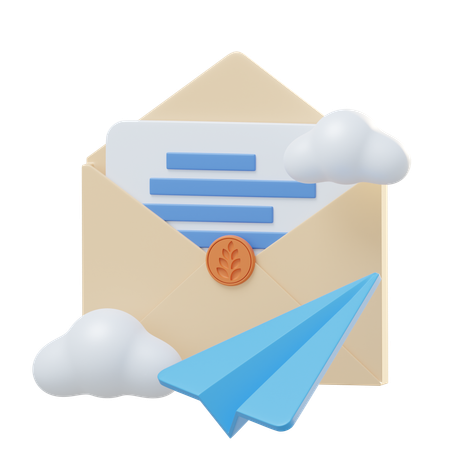 Nessuna email  3D Icon