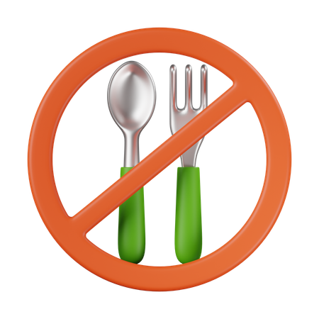 No Eat  3D Icon