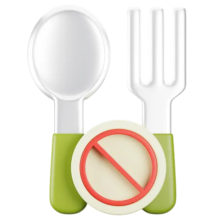 No Eat  3D Icon