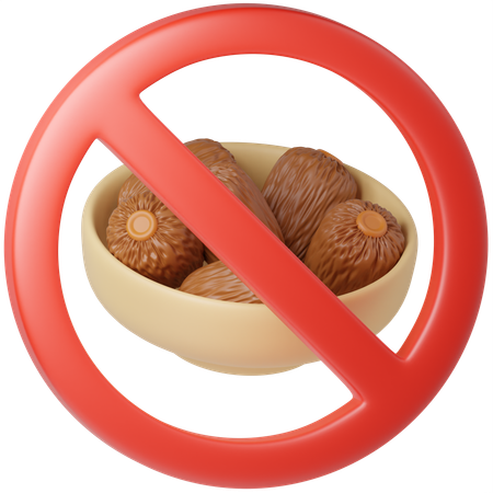 No Eat  3D Icon