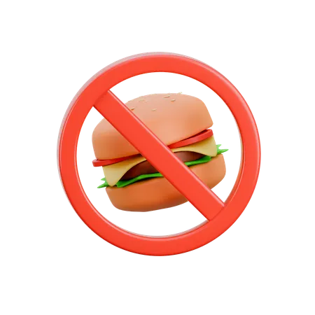 No Eat  3D Icon