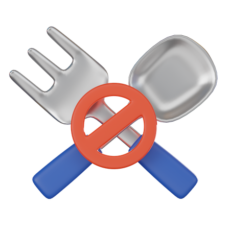 No Eating  3D Icon