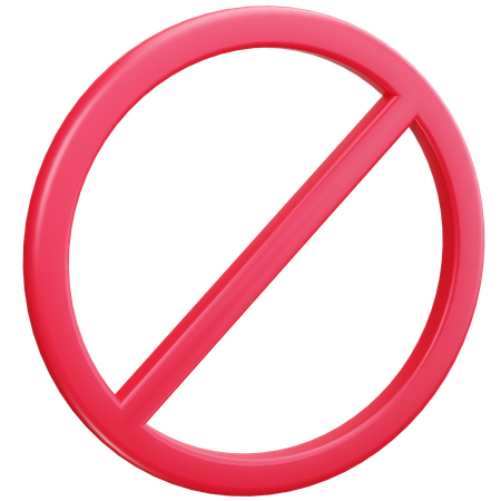 No hay entrada  3D Icon