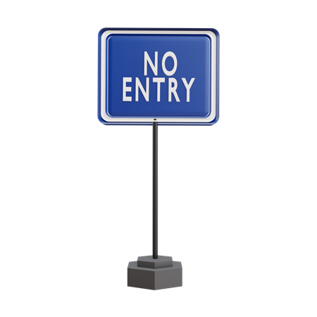 No Entry  3D Icon