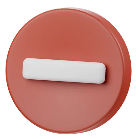 No Entry  3D Icon