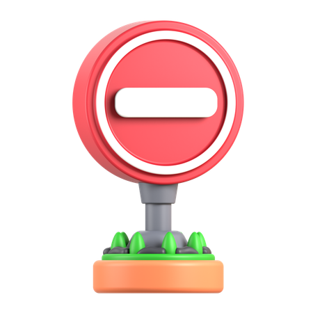No Entry  3D Icon