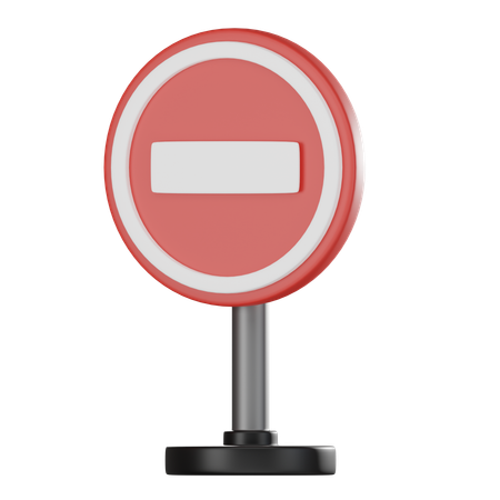 No Entry  3D Icon