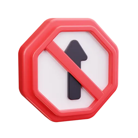 No entry  3D Icon