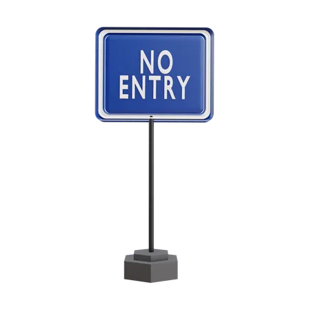 No Entry  3D Icon