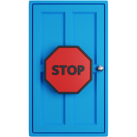 No Entry  3D Icon