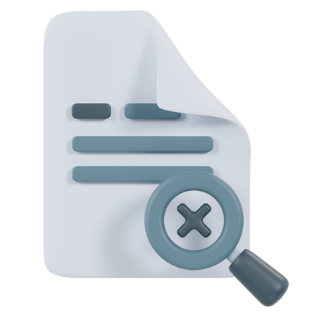 No File  3D Icon