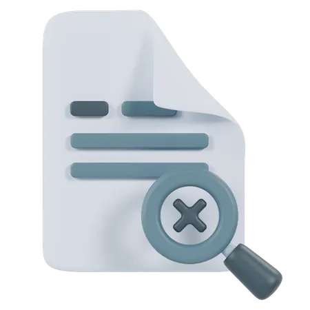 No File  3D Icon