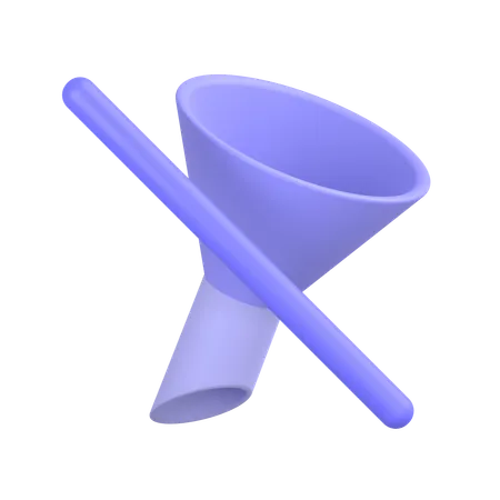 No Filter  3D Icon