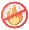 no fire