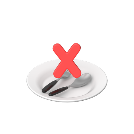 No food  3D Icon